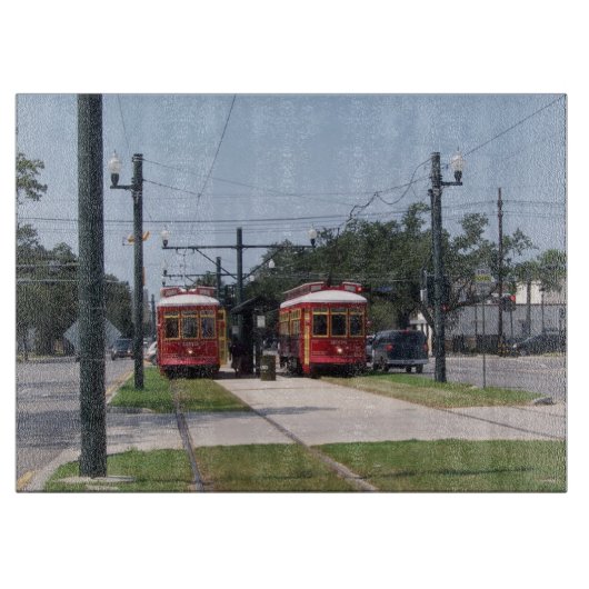 Snijplank New Orleans Straattram (Voorkant)