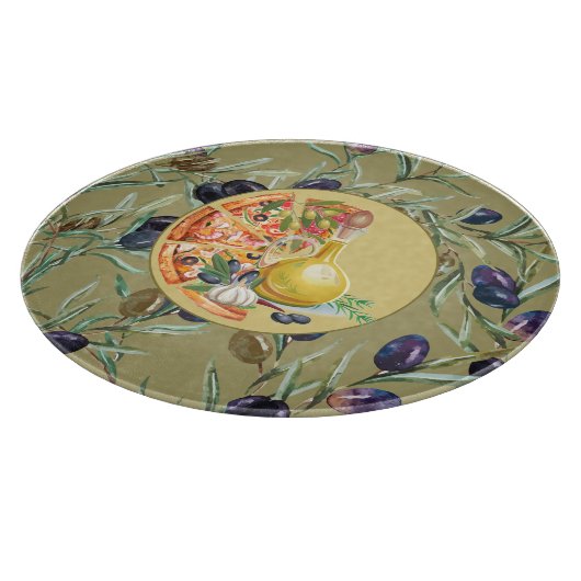 Snijplank. Olijf Snijplank (Hoek)