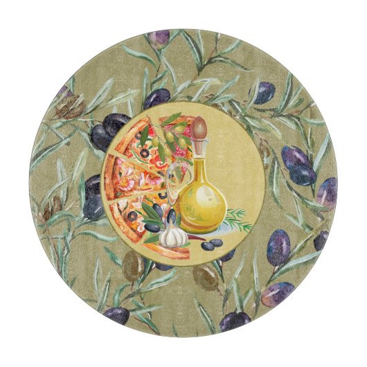 Snijplank. Olijf Snijplank (Voorkant)