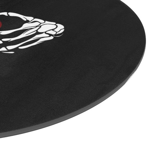 Snijplank Skelet Handen Rond Hart (Hoek)