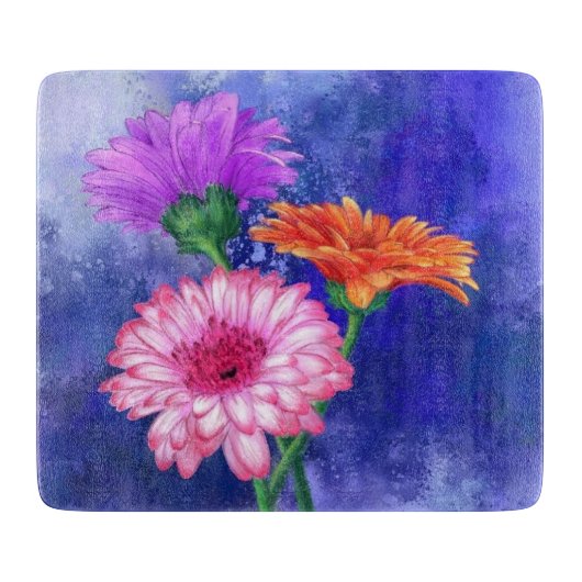 snijplank van Gerbera Daisies (Voorkant)