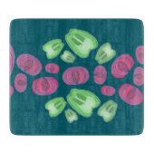 snijplank van gesneden groenten (Voorkant)