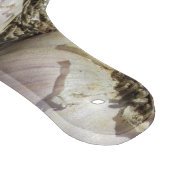 Snijplank van glas met oogst knoflook (Hoek)