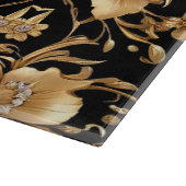 snijplank van gouden bloemen (Hoek)