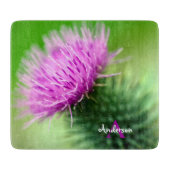 snijplank van Paarse distelglas (Voorkant)