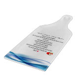 snijplank van receptglas (Hoek)