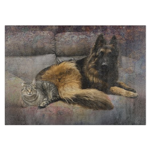 snijplank van rufus en scamp (Voorkant)