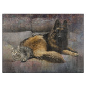 snijplank van rufus en scamp (Voorkant)