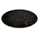 Snijplank van zwart marmeren glas (Hoek)