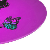 Snijplank Vlindervrouw paars (Hoek)