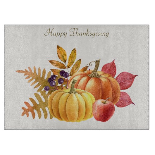 snijplank voor Thanksgiving pompoenen (Voorkant)