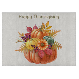 snijplank voor Thanksgiving pompoenen