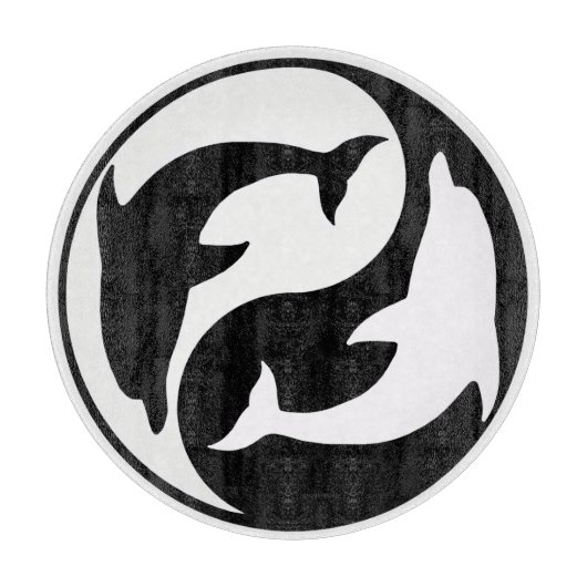 snijplank voor Yin Yang-dolfijnen (Voorkant)