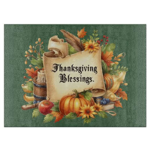snijplank voor zegening van de Thanksgiving (Voorkant)