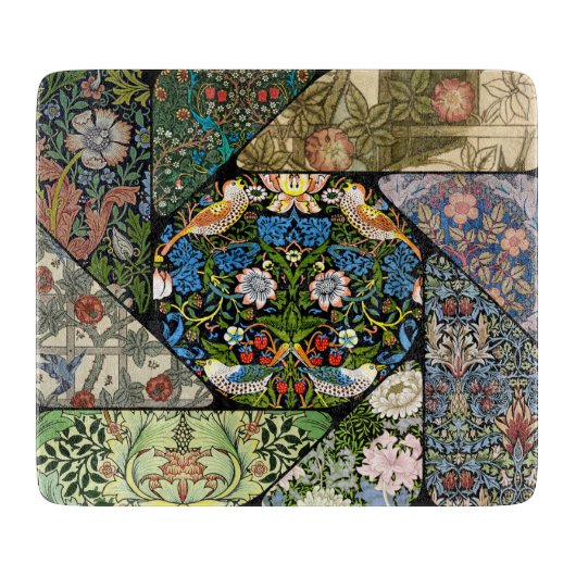 SNIJPLANK - William Morris Afbeelding Collage (Voorkant)