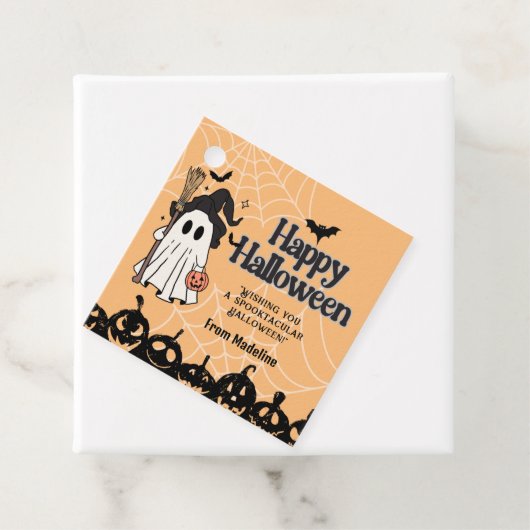 Snijpompoen carving Halloween Gift Label (In situ)