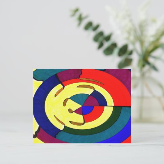 snijpunt briefkaart (Staand voorkant)