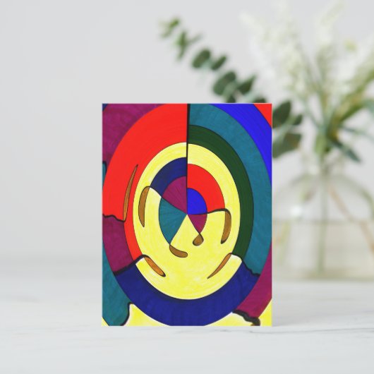 snijpunt briefkaart (Staand voorkant)