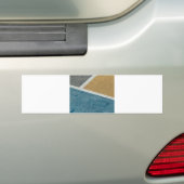 snijpunt bumpersticker (Op auto)