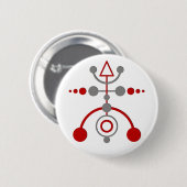snijpunt V Ronde Button 5,7 Cm (Voorkant /achterkant)