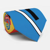 snijpunt van lijnen en planten - Abstracte kunst Stropdas (Opgerold)