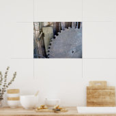 Snijrand zaagblad  poster (Keuken)