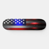 Snijrandlaserknippen Amerikaanse vlag 1 Skateboard (Horizontaal)