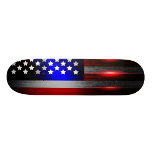 Snijrandlaserknippen Amerikaanse vlag 1 Skateboard