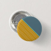 Snijtje blauw-grijs ronde button 3,2 cm (Voorkant /achterkant)