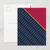 Snijtje roze briefkaart (Voorkant / Achterkant)
