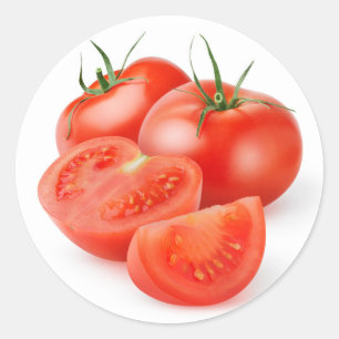 Snijtomaten Ronde Sticker