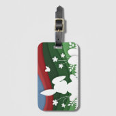 Snijveren cartoon bagagelabel (Voorkant (verticaal))