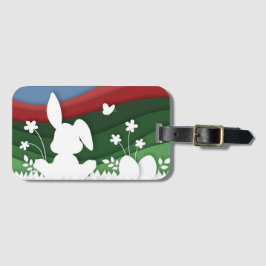 Snijveren cartoon bagagelabel