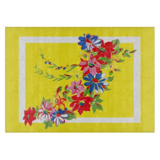 snijvlak van flessenglas snijplank (Voorkant)