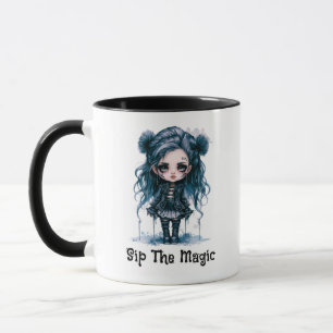 Snip de Magic Gothic Meisje Halloween Mok