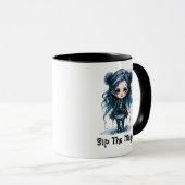 Snip de Magic Gothic Meisje Halloween Mok (Voorkant rechts)