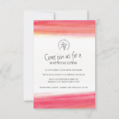 Snip en monster rode wijn proeverijen uitnodiginge kaart (Achterkant)