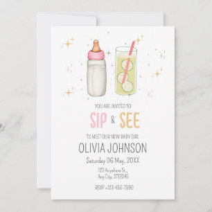 Snip en zie, welkom meisje, nieuwe baby party