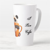 Snip in stijl met Cuteness Overload!" Latte Mok (Rechterhoek)