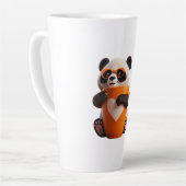 Snip in stijl met Cuteness Overload!" Latte Mok (Linkerhoek)