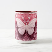 Snip in stijl met de 3D Butterfly Coffee Mok (Center)