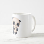 Snip in stijl met onze onweerstaanbaar schattige P Koffiemok (Voorkant rechts)