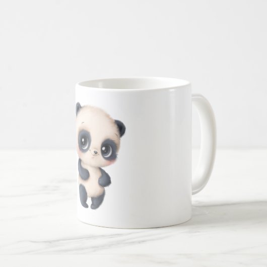 Snip in stijl met onze onweerstaanbaar schattige P Koffiemok (Voorkant rechts)