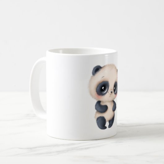 Snip in stijl met onze onweerstaanbaar schattige P Koffiemok (Voorkant links)