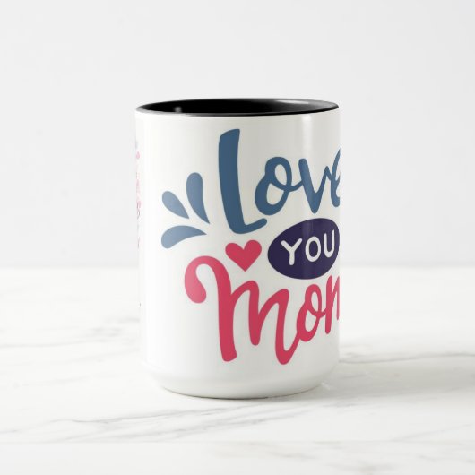 "Snip Liefde, Warmte, en Dankbaarheid: Gelukkige M Mok (Midden)