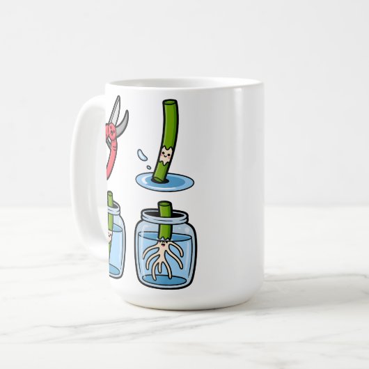 Snip, Root, Repeat Koffiemok (Voorkant links)