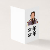 Snip Snip - Gefeliciteerd met de vasectomie / Bete Kaart (Buitenkant)