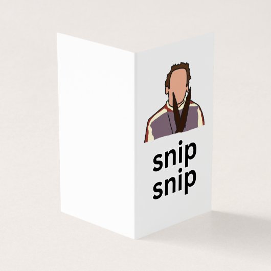 Snip Snip - Gefeliciteerd met de vasectomie / Bete Kaart (Buitenkant)