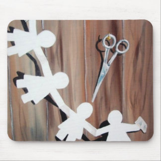 Snip-snip voor echte muismat