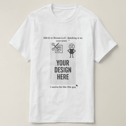 "Snip the Stress" X Bills  T-shirt (Design voorkant)